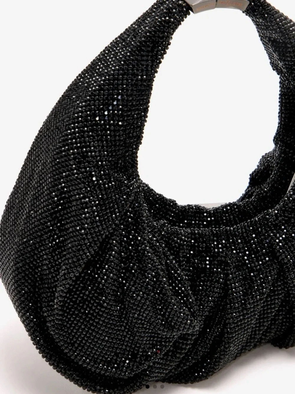 Black Beaded Hobo Shoulder Yennefer bag